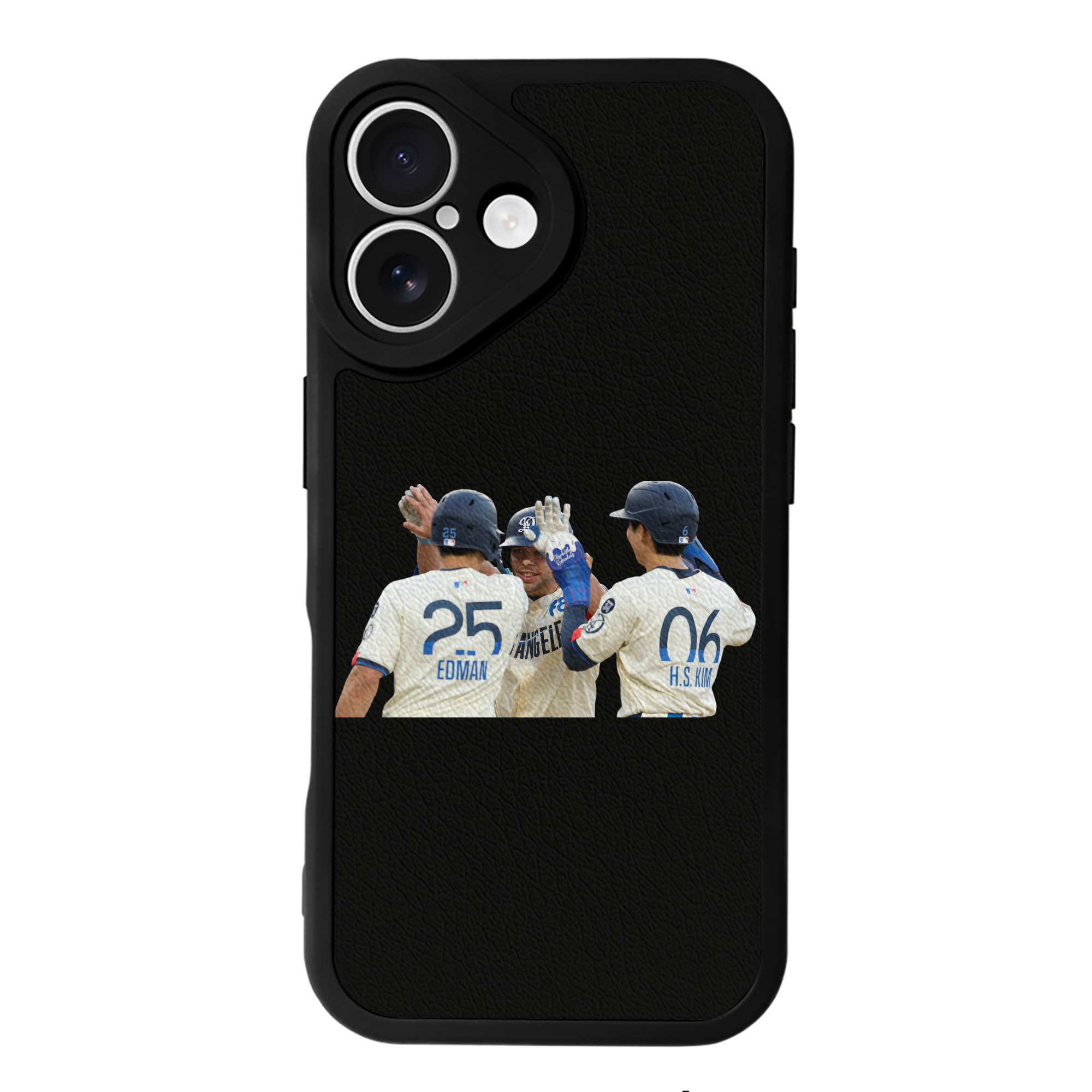  IPhone 16 Silicone Leather Case – UV Print, Lambskin Texture – Perfect Fit, Wireless Charging Compatible, Scratch Resistant, Precise Cutouts – Stylish Protection For IPhone 16